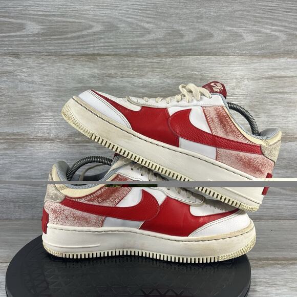 Nike Women’s Air Force 1 Low Shadow Cracked Sneaker Size 9.5 - Picture 7 of 8